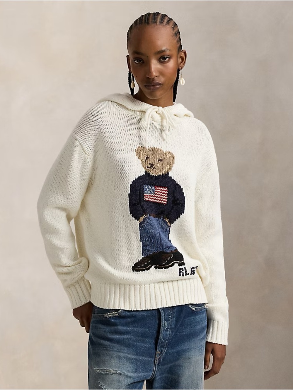 Polo Bear Hooded Sweater